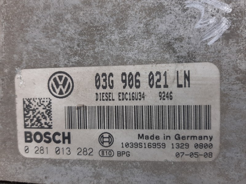 Recambio de centralita motor uce para seat altea (5p1) reference referencia OEM IAM 03G906021LN  