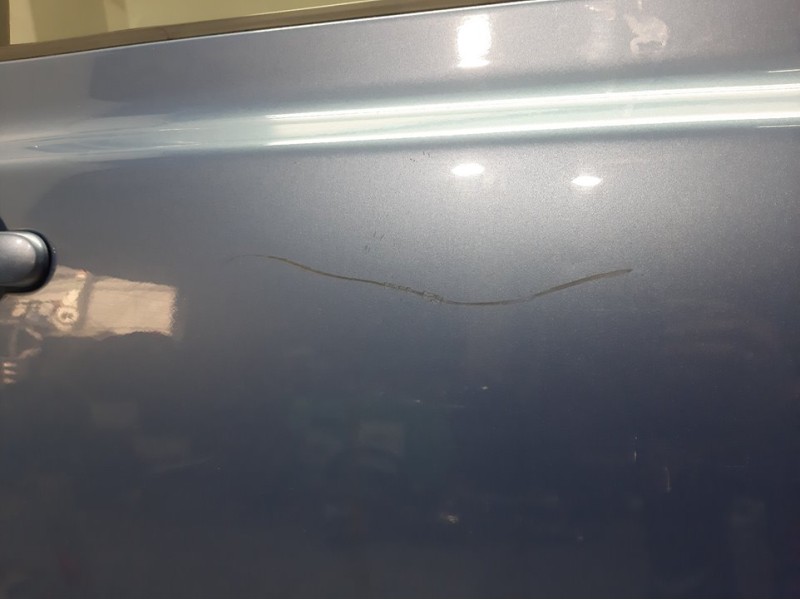 Recambio de puerta delantera derecha para nissan micra (k12e) acenta referencia OEM IAM  AZUL 