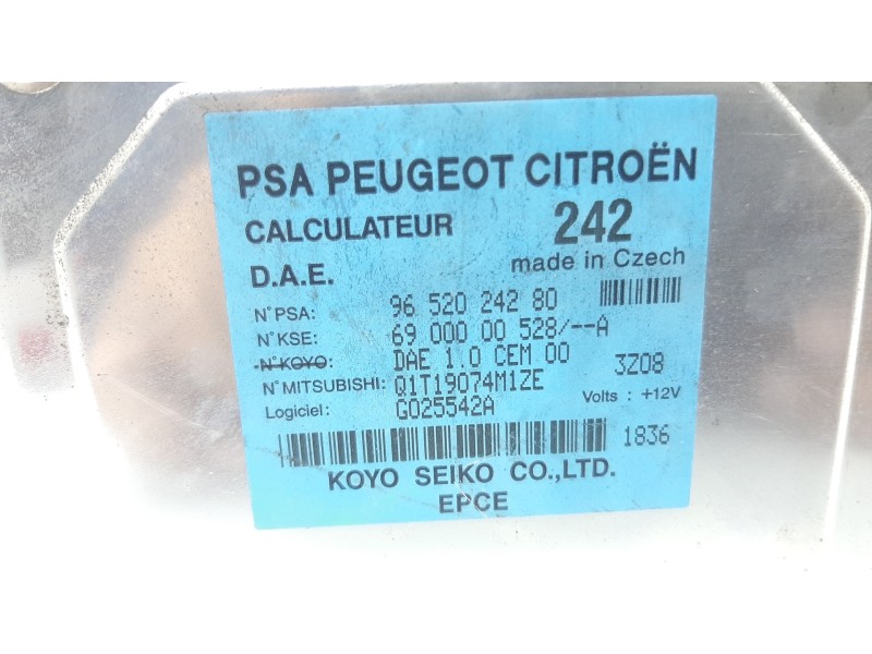 Recambio de modulo electronico para citroën c3 1.4 hdi sx plus referencia OEM IAM 9652024280 6900000528 