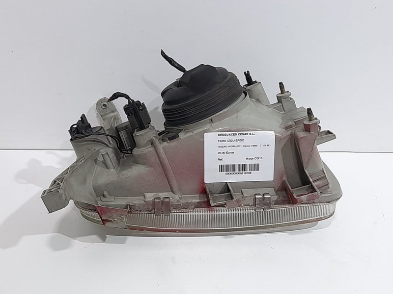 Recambio de faro izquierdo para nissan micra (k11) alpine (1996) referencia OEM IAM   