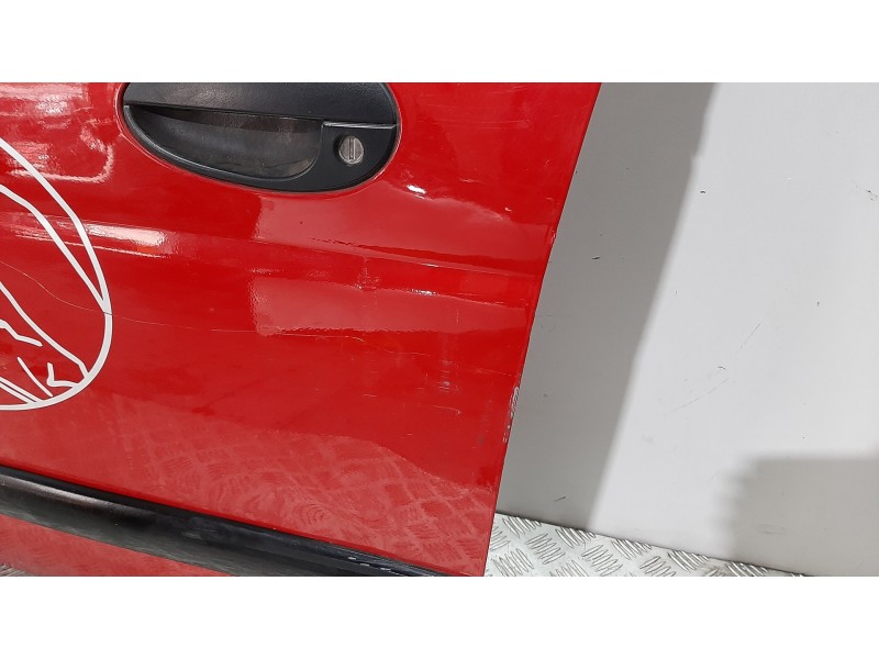 Recambio de puerta delantera izquierda para daewoo matiz cd referencia OEM IAM 96610963 ROJO 