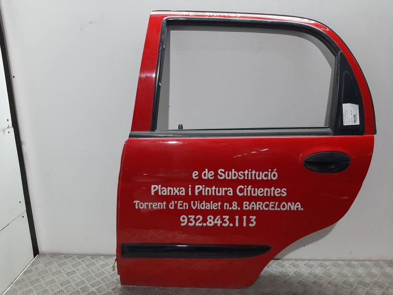 Recambio de puerta trasera izquierda para daewoo matiz cd referencia OEM IAM 96512906 ROJO 