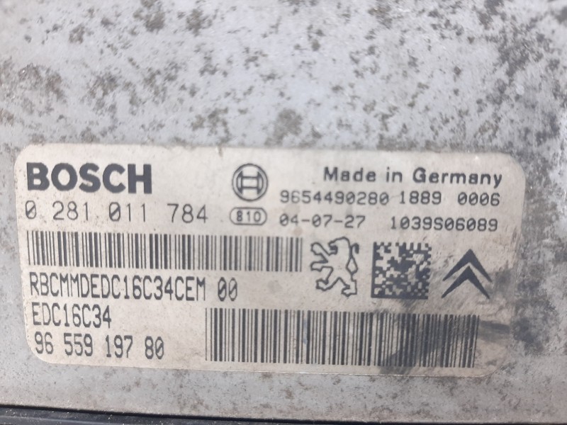 Recambio de centralita motor uce para peugeot 206 berlina xt referencia OEM IAM 0281011784 9655919780  Recambio de centralita motor uce para peugeot 206 berlina xt referencia OEM IAM 0281011784 9655919780