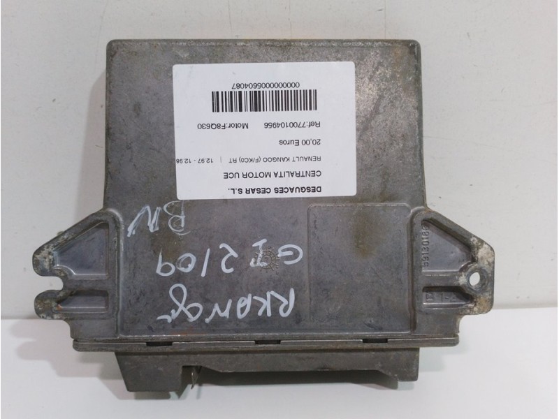 Recambio de centralita motor uce para renault kangoo (f/kc0) rt referencia OEM IAM 7700104956  