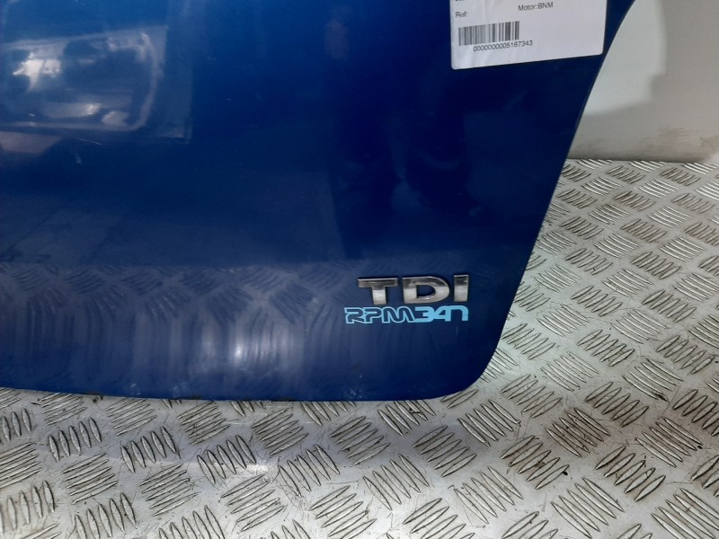 Recambio de porton trasero para volkswagen polo (9n3) advance referencia OEM IAM  AZUL CLARO 