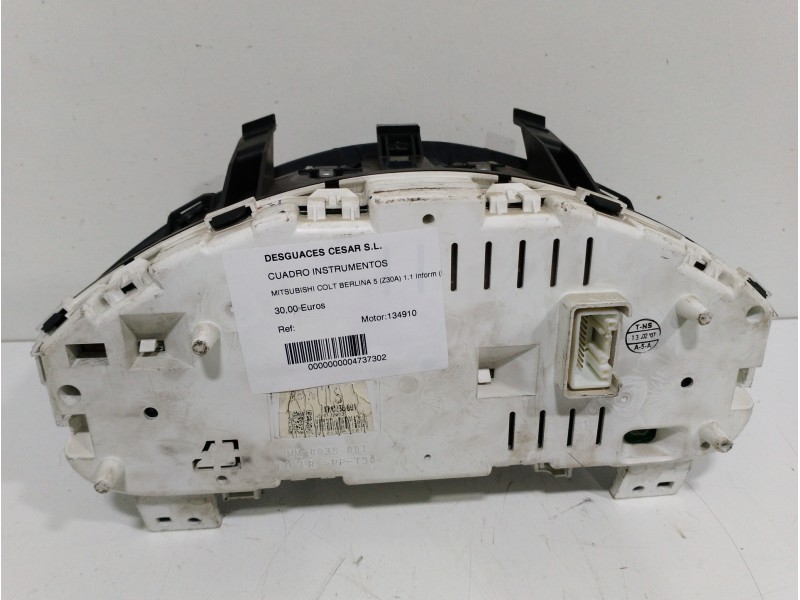 Recambio de cuadro instrumentos para mitsubishi colt berlina 5 (z30a) 1.1 inform (d) referencia OEM IAM   