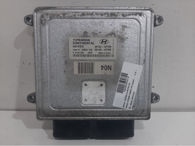 Recambio de centralita motor uce para hyundai sonata (yf) comfort referencia OEM IAM 5WY4T07E  