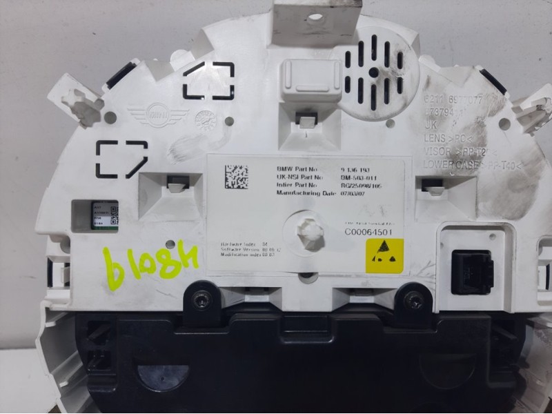 Recambio de cuadro instrumentos para bmw mini (r56) one referencia OEM IAM 62109233767 BM503011 9136193