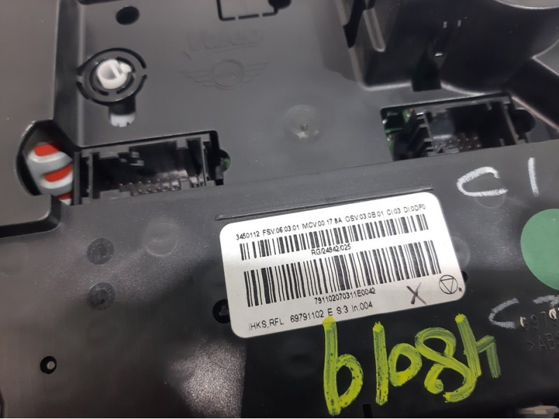 Recambio de mando calefaccion / aire acondicionado para bmw mini (r56) one referencia OEM IAM 64113454854 RG24942025 