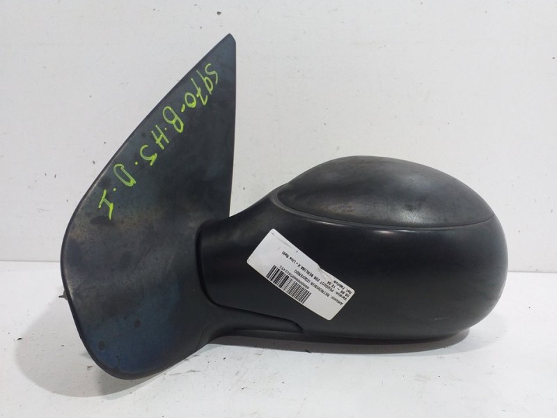 Recambio de retrovisor izquierdo para peugeot 206 berlina x-line refri referencia OEM IAM  MANUAL NEGRO