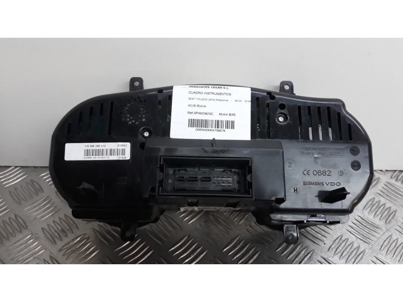 Recambio de cuadro instrumentos para seat toledo (5p2) reference referencia OEM IAM 5P0920823C  