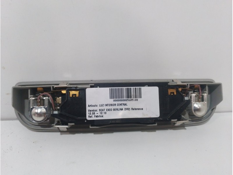 Recambio de luz interior central para seat exeo berlina (3r2) reference referencia OEM IAM   