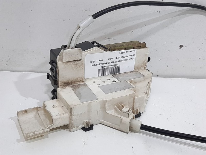 Recambio de cerradura puerta delantera derecha para peugeot 407 st confort referencia OEM IAM 9136FE 6 PINES 