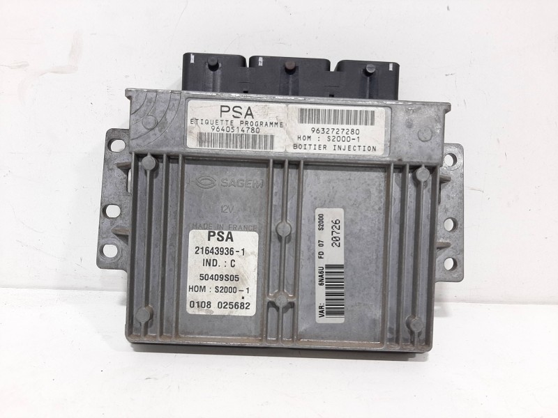 Recambio de centralita motor uce para citroën xsara picasso 1.8 16v referencia OEM IAM 9640514780  