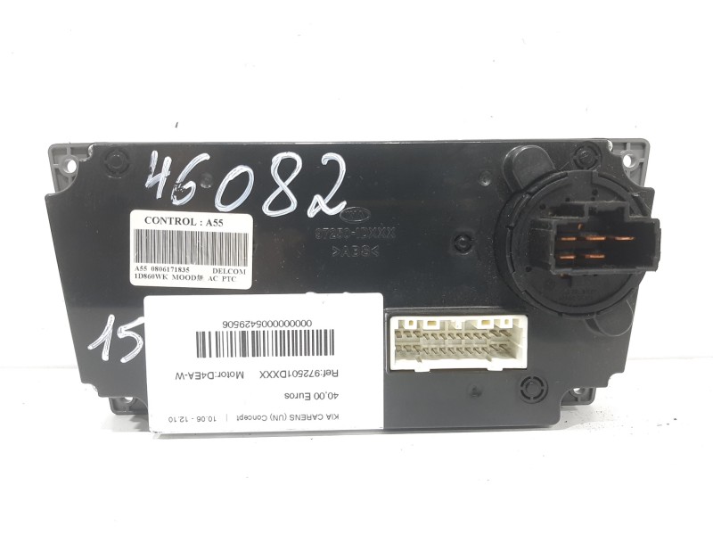 Recambio de mando calefaccion / aire acondicionado para kia carens (un) concept referencia OEM IAM 972501DXXX  