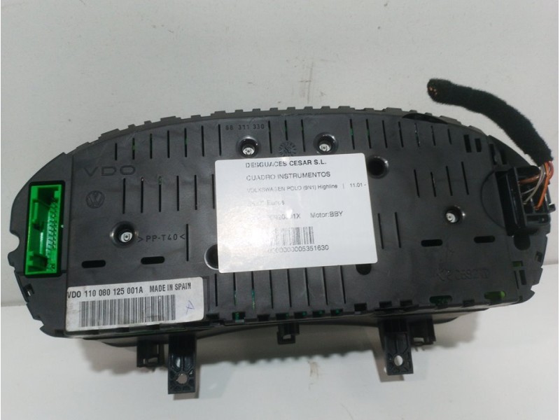Recambio de cuadro instrumentos para volkswagen polo (9n1) highline referencia OEM IAM 6Q0920801X  