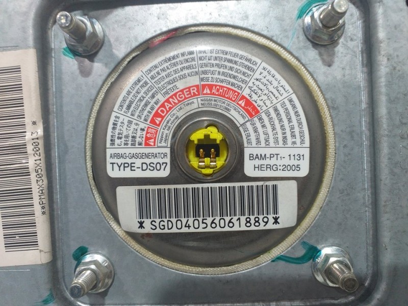 Recambio de airbag delantero izquierdo para nissan micra (k12e) acenta referencia OEM IAM  PMAX3051030172 