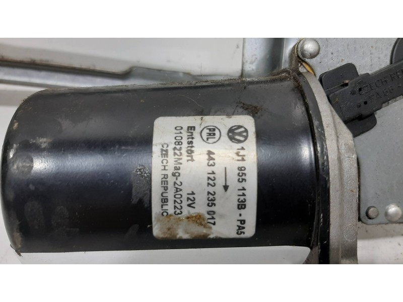 Recambio de motor limpia delantero para seat leon (1m1) signo referencia OEM IAM 1J1955113B   Recambio de motor limpia delantero para seat leon (1m1) signo referencia OEM IAM 1J1955113B