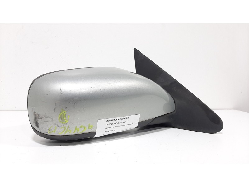 Recambio de retrovisor derecho para renault laguna ii (bg0) authentique referencia OEM IAM  ELECTRICO PLATA