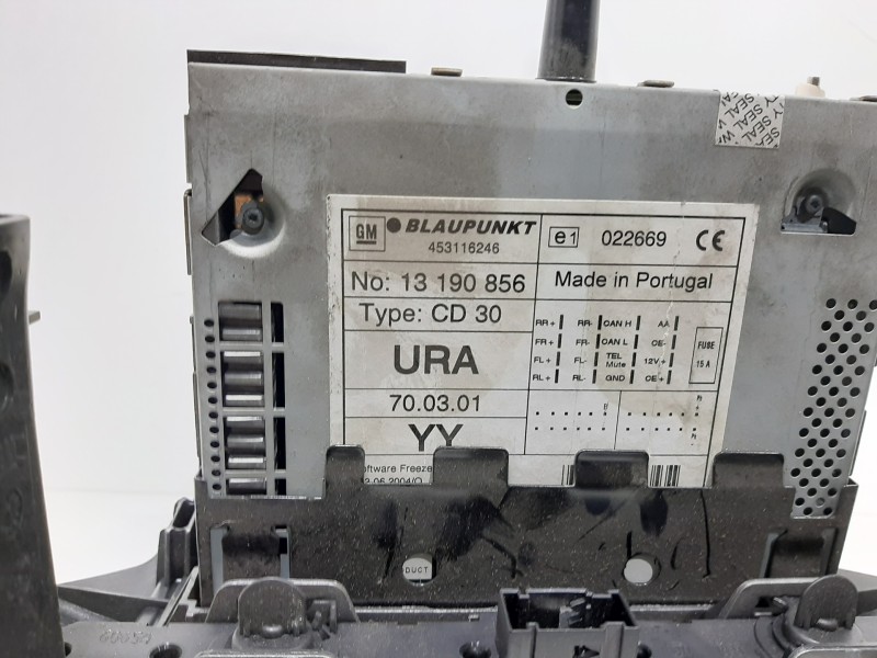 Recambio de sistema audio / radio cd para opel zafira b cosmo referencia OEM IAM 13251045  