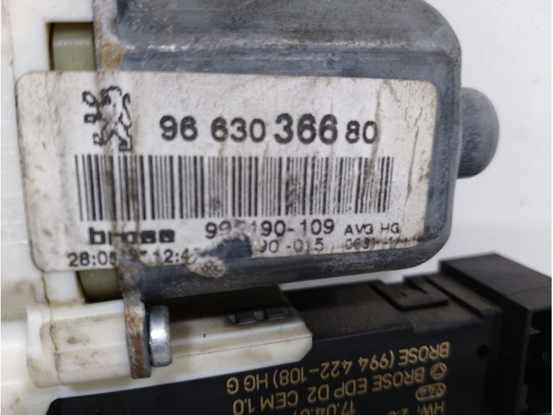 Recambio de motor elevalunas delantero izquierdo para peugeot 407 st confort referencia OEM IAM 1137328401 9663036680 