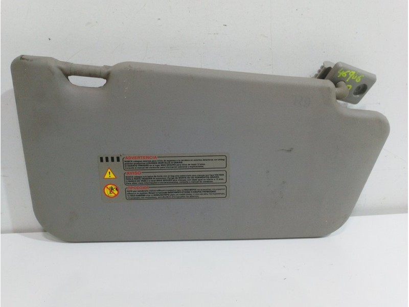 Recambio de parasol derecho para nissan micra (k12e) acenta referencia OEM IAM 96400AX201  