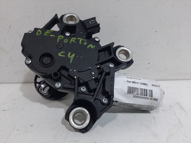 Recambio de motor limpia trasero para citroën c4 picasso sx referencia OEM IAM 9654115980  