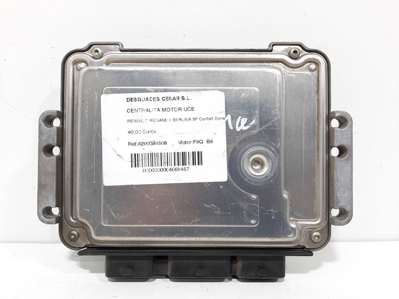 Recambio de centralita motor uce para renault megane ii berlina 5p confort dynamique referencia OEM IAM 8200310863 0281011390 