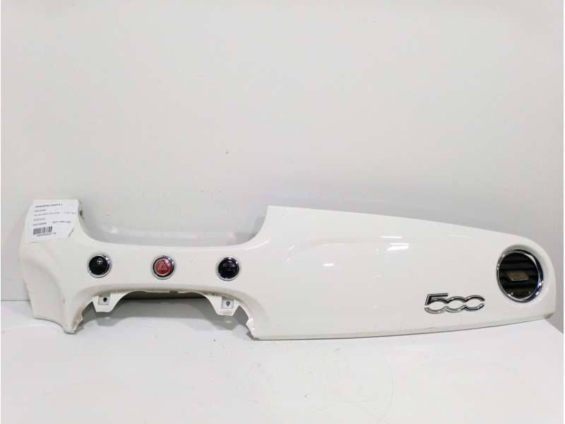 Recambio de moldura para fiat 500 cabrio (150) lounge referencia OEM IAM 51803289 BLANCO 
