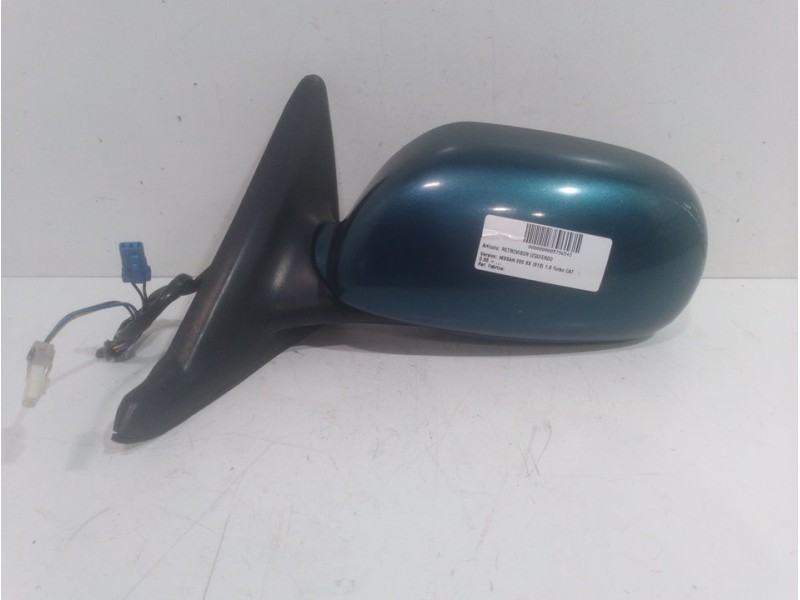 Recambio de retrovisor izquierdo para nissan 200 sx (s13) 1.8 turbo cat referencia OEM IAM  AZUL 