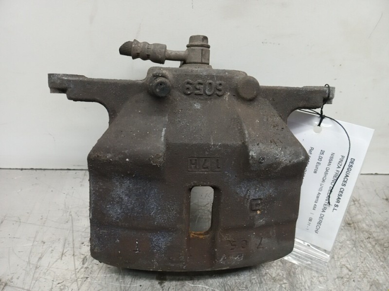 Recambio de pinza freno delantera derecha para nissan qashqai (j10) acenta 4x4 referencia OEM IAM 6059  