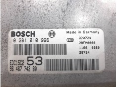 Recambio de centralita motor uce para citroën xsara picasso 2.0 hdi sx referencia OEM IAM 0281010996 9646774280  2