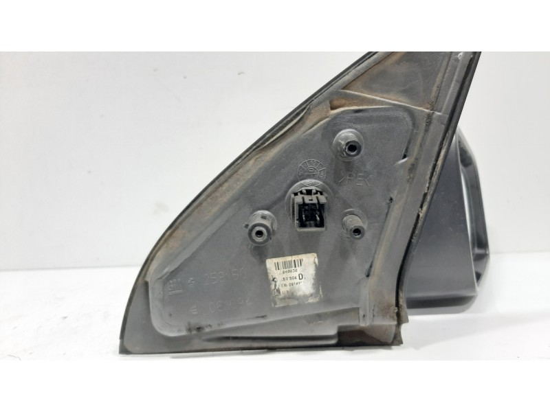 Recambio de retrovisor derecho para opel astra g berlina club referencia OEM IAM 09193226 ELÉCTRICO PLATA