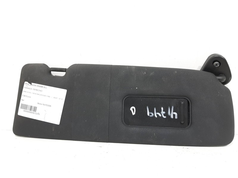 Recambio de parasol derecho para bmw serie 1 berlina (e81/e87) 118d referencia OEM IAM   