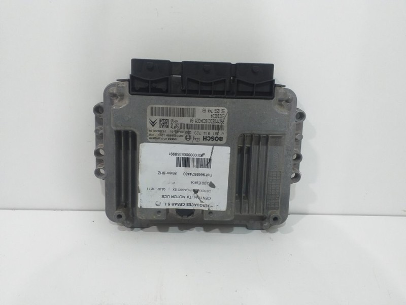 Recambio de centralita motor uce para citroën c4 picasso sx referencia OEM IAM 9665674480 0281014729 