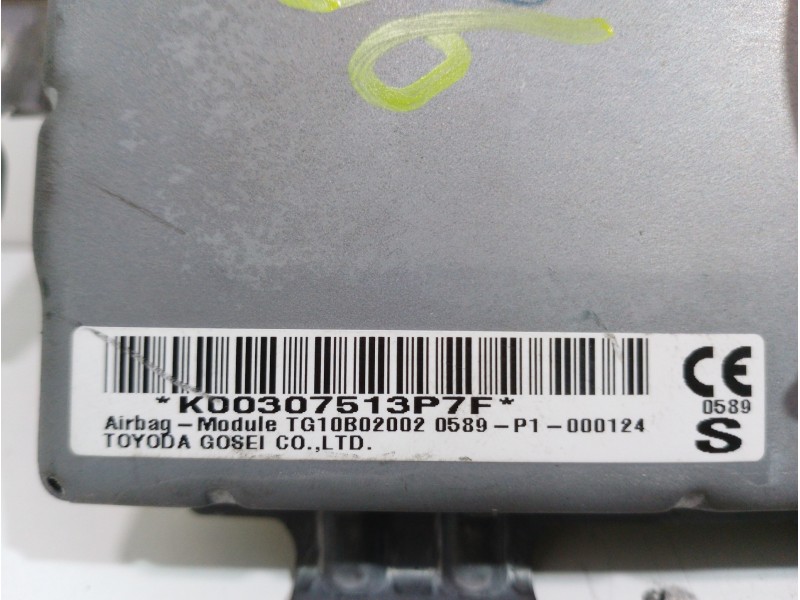 Recambio de airbag delantero derecho para toyota prius (nhw30) plug-in hybrid advance referencia OEM IAM 7396047070  