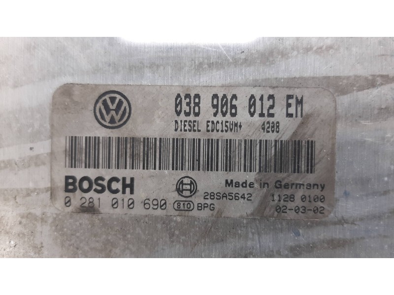 Recambio de centralita motor uce para seat ibiza (6l1) signo referencia OEM IAM 0281010690 038906012EM 