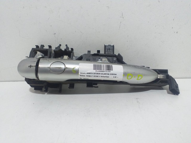 Recambio de maneta exterior delantera derecha para renault scenic ii authentique referencia OEM IAM  PLATA 
