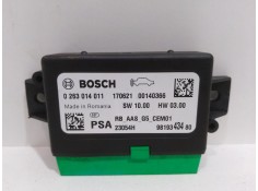 Recambio de modulo electronico para peugeot 208 allure referencia OEM IAM 9819343480 0263014011 