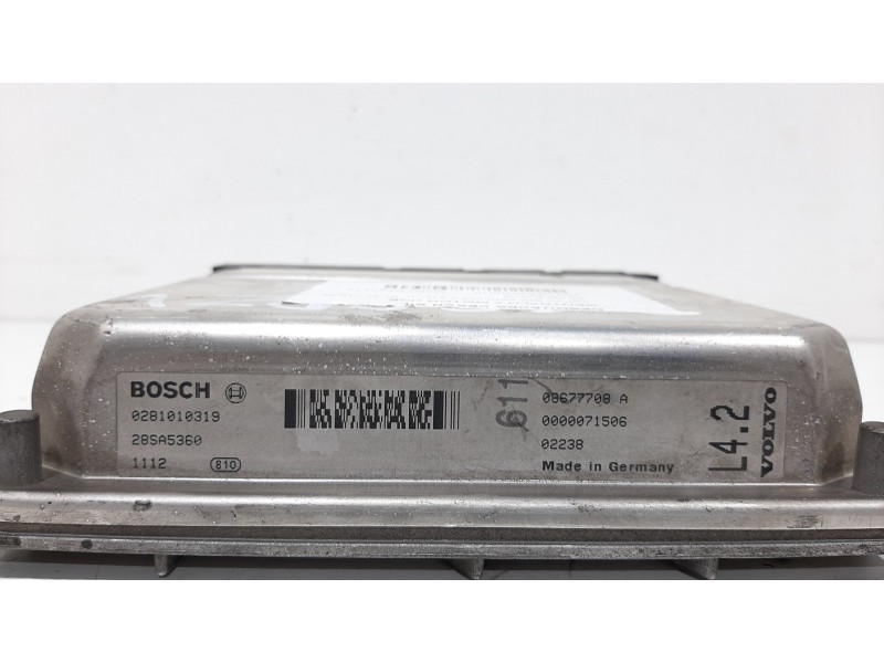 Recambio de centralita motor uce para volvo s60 berlina 2.4 d referencia OEM IAM 0281010319 28SA5360 