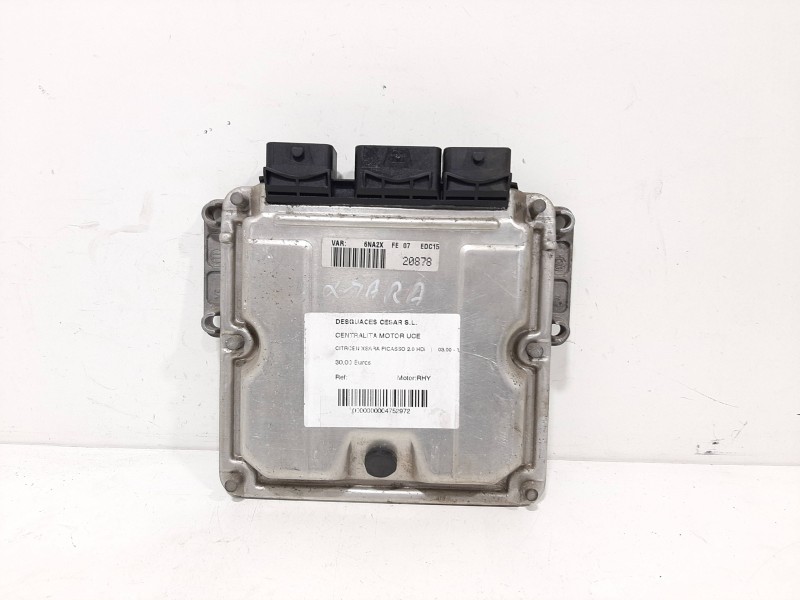 Recambio de centralita motor uce para citroën xsara picasso 2.0 hdi referencia OEM IAM 0281010595  