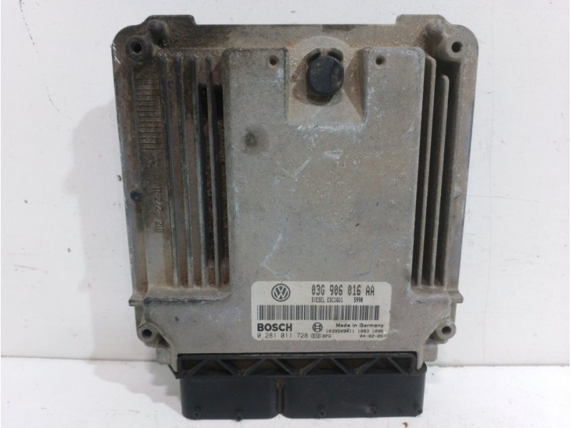 Recambio de centralita motor uce para seat altea (5p1) reference referencia OEM IAM 03G906016AA 0281011728  Recambio de centralita motor uce para seat altea (5p1) reference referencia OEM IAM 03G906016AA 0281011728