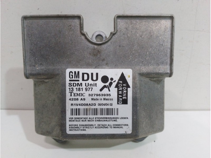 Recambio de centralita airbag para opel astra h berlina 1.7 16v cdti referencia OEM IAM 13181977  