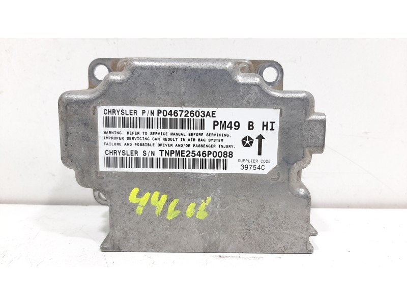 Recambio de centralita airbag para dodge caliber s referencia OEM IAM P04672603AE TNPME2546P0088 