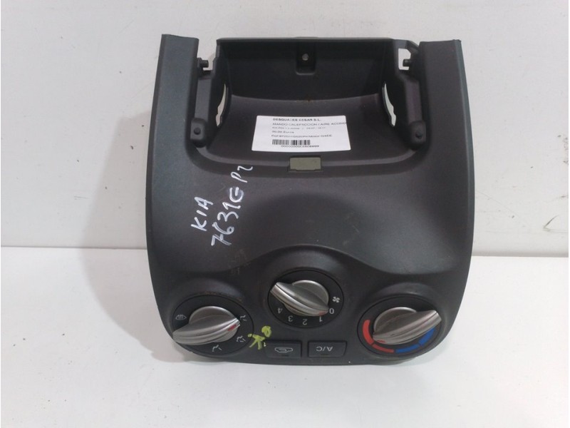 Recambio de mando calefaccion / aire acondicionado para kia rio 1.4 active referencia OEM IAM 972501G520PH  