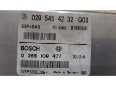 Recambio de centralita motor uce para mercedes-benz clase a (w168) 190 (168.032) referencia OEM IAM 0265109477 0295454232Q03 166