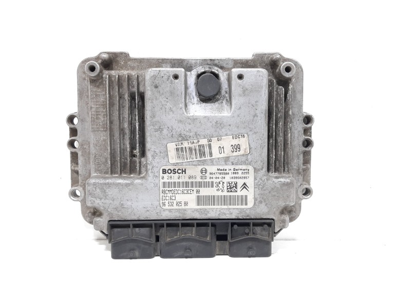 Recambio de centralita motor uce para peugeot 206 berlina x-line referencia OEM IAM 0281011089 9653202580 
