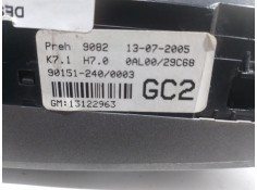 Recambio de mando calefaccion / aire acondicionado para opel astra h berlina 1.7 16v cdti referencia OEM IAM 13122963   2