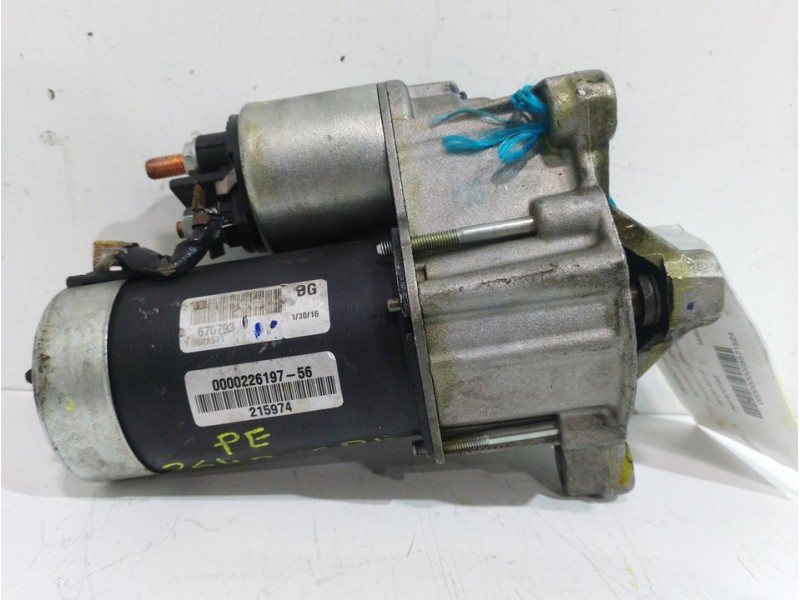 Recambio de motor arranque para peugeot 206 berlina x-line referencia OEM IAM 670793 9 DIENTES 