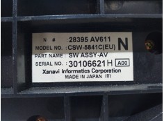 Recambio de mando calefaccion / aire acondicionado para nissan primera berlina (p12) acenta referencia OEM IAM 28395AV611   2